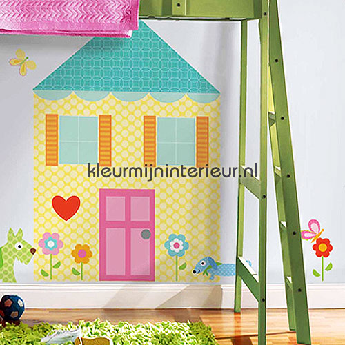 doll house stickers mureaux RMK1438SLM offre York Wallcoverings